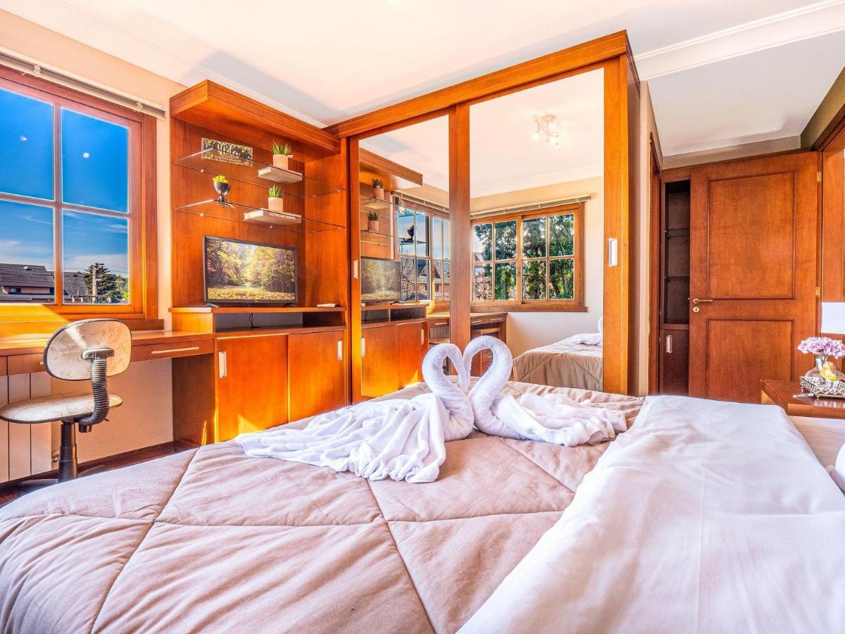400 Metros, Rua Coberta Centro - Villa Di Pietro 305 Gramado Kültér fotó